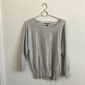 Cable & Gauge Light Grey Sweater